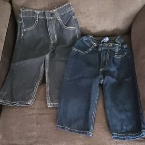 Mecca Kids Jeans - Black and Dark Blue